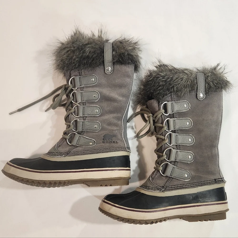 Sorel Joan Of Arctic Women's Waterproof Boot - Gray ❄️ - Picture 8 of 16